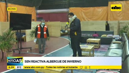 Albergue de la SEN estará habilitado hasta el sábado