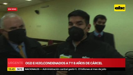 Comisión Escrache, conforme con condena a Óscar González Daher