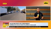 Sigue protesta de camioneros en el Guairá