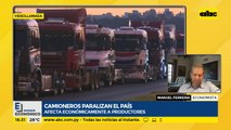 Camioneros paralizan el país