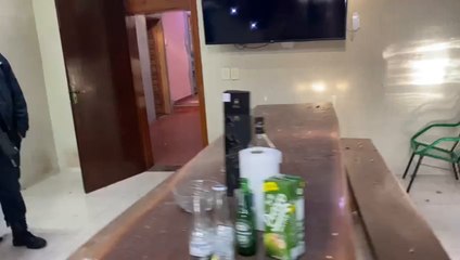 Así quedó la vivienda de Carlos Rubén Sánchez tras el ataque