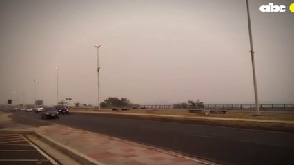 Humo En La Costanera De Asunción