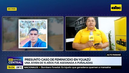 Presunto caso de feminicidio en Yguazú