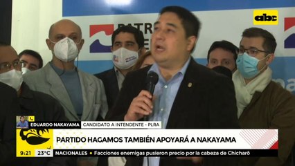 Partido Hagamos también apoyará candidatura de Eduardo Nakayama