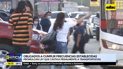 Obligados a cumplir frecuencias establecidas