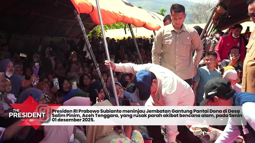 Prabowo Janji Percepat Perbaikan Jembatan di Aceh- Anggaran Sudah Kita Siapkan