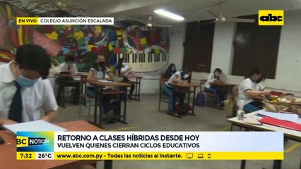 Retorno a clases híbridas, desde hoy