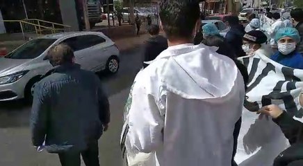 Cierre de ruta en San Lorenzo frente al hospital de Clínicas.