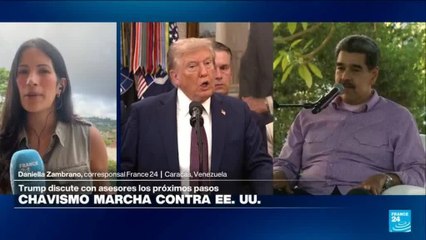 Chavismo marcha contra EE. UU. y Maduro dice estar "preparado" para cualquier amenaza