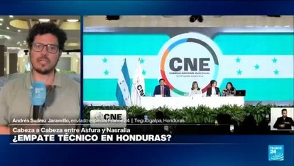 Informe desde Tegucigalpa: CNE anuncia posible empate técnico en presidenciales