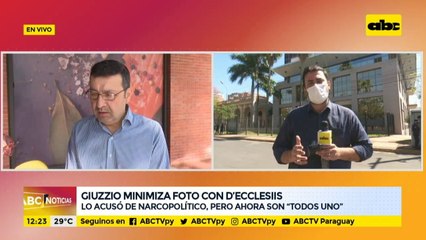 Arnaldo Giuzzio minimiza foto con D'Ecclesiis