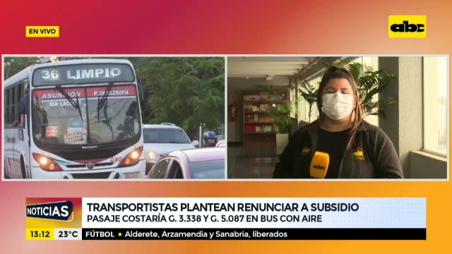 Transportistas plantean renunciar a subsidio porque trabajan a pérdida