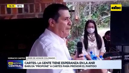 Cartes: "La gente tiene esperanza en la ANR"