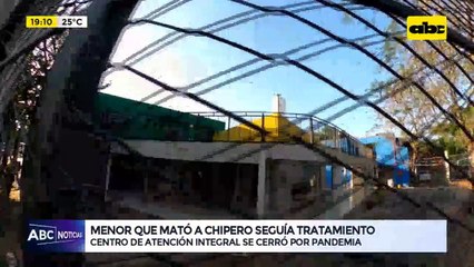 Menor que mató a chipero seguía tratamiento