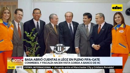 Banco Basa abrió cuentas a Nicolás Leoz en pleno Fifa-gate