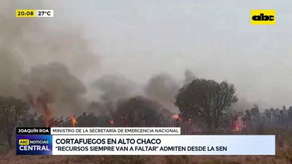 Cortafuegos en Alto Chaco