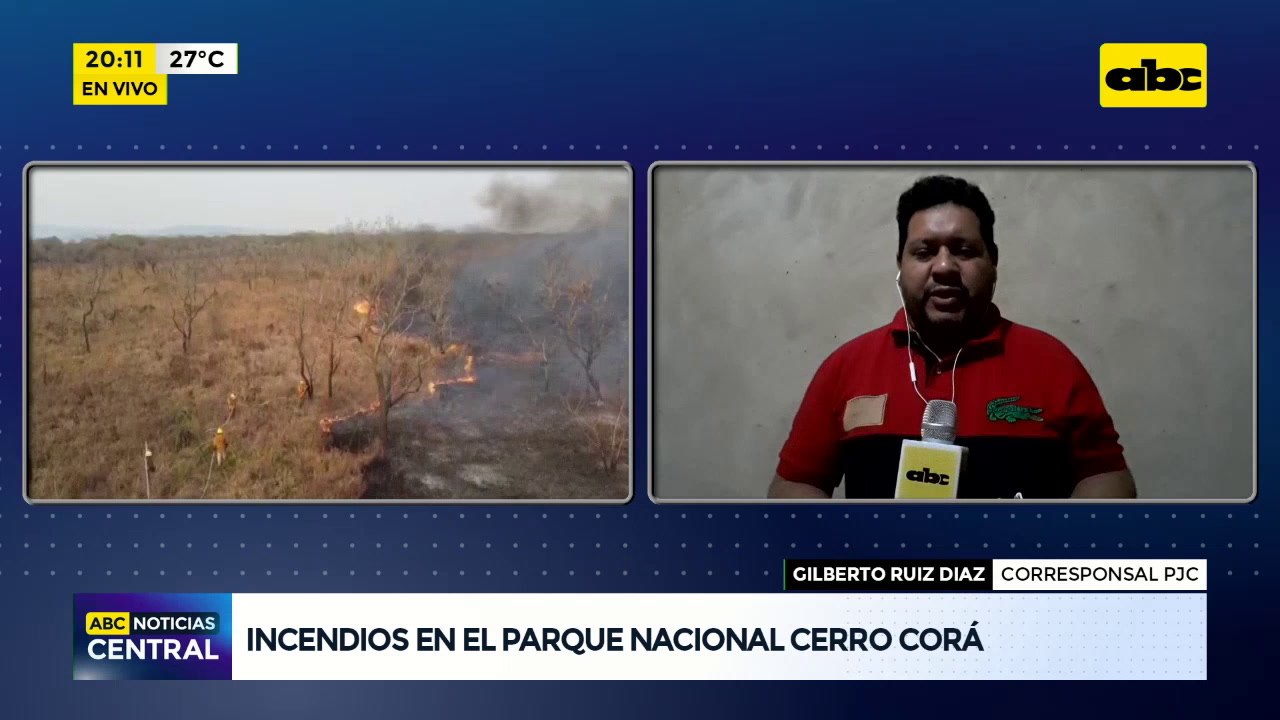 Incendios en el Parque Nacional Cerro Corá