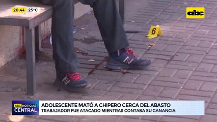 Adolescente Mató A Chipero Cerca Del Abasto