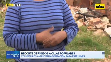 Voluntarios de ollas populares anuncian movilización