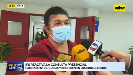 Vuelven consultas ciento por ciento presenciales a IPS