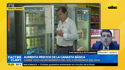 Aumento de precios de la canasta básica