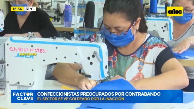 Confeccionistas preocupados por contrabando