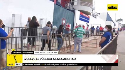 Ultiman detalles para retorno del público a las canchas