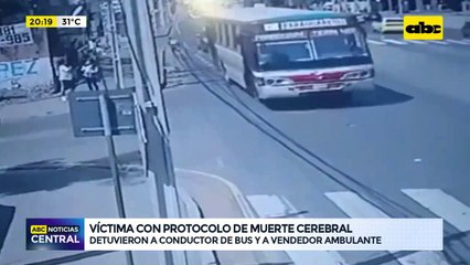 Víctima con protocolo de muerte cerebral