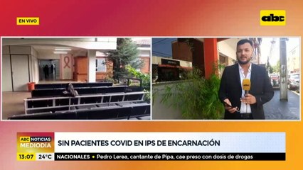 Sin pacientes covid en IPS de Encarnación