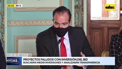 Proyectos fallidos con inversión del BID