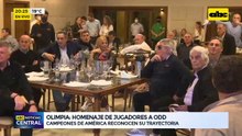 Olimpia: homenaje de jugadores a ODD