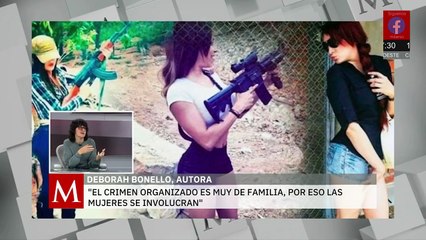 La escritora Deborah Bonello presenta su libro "Narcas" sobre las jefas del crimen organizado