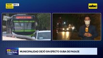Municipalidad dejó sin efecto suba de pasaje
