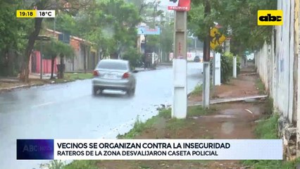 Vecinos se organizan contra la inseguridad