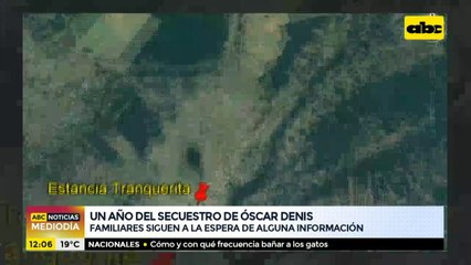 Un año del secuestro de Óscar Denis