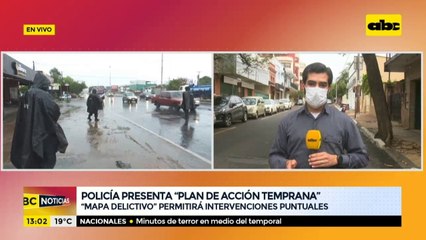 Policía presenta el "plan de acción temprana" contra la inseguridad