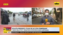Policía presenta el "plan de acción temprana" contra la inseguridad