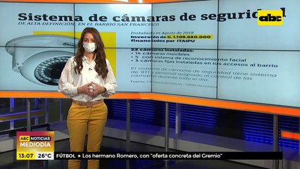 Sistema de cámaras de seguridad de alta definición en el barrio San Francisco