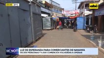 Luz de esperanza para comerciantes de Nanawa