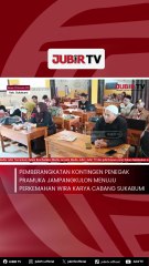 Pemberangkatan Kontingen Penegak Pramuka Jampangkulon Menuju Perkemahan Wira Karya Cabang Sukabumi