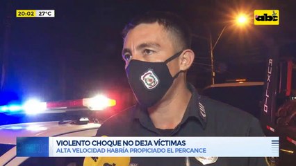 Violento choque no deja víctimas