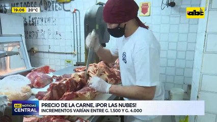 Precio de la carne, ¡por las nubes!