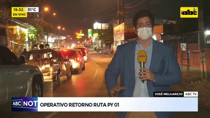 Operativo retorno ruta PY 01