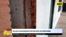 Aulas de una escuela, clausuradas por peligro de derrumbe