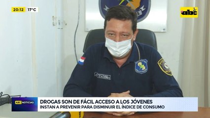 Drogas son de fácil acceso a los jóvenes