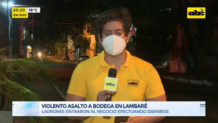 Violento asalto a bodega en Lambaré