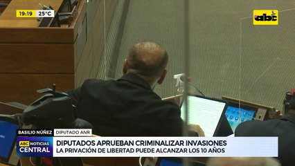 Diputados aprueban criminalizar invasiones