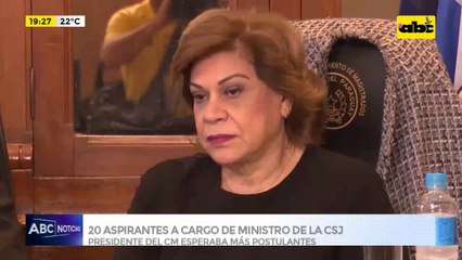 20 aspirantes a cargo de ministro de la Corte Suprema de Justicia