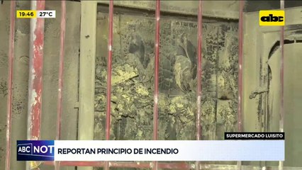 Controlan principio de incendio en supermercado ubicado sobre Eusebio Ayala