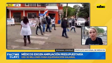 Médicos exigen ampliación presupuestaria
